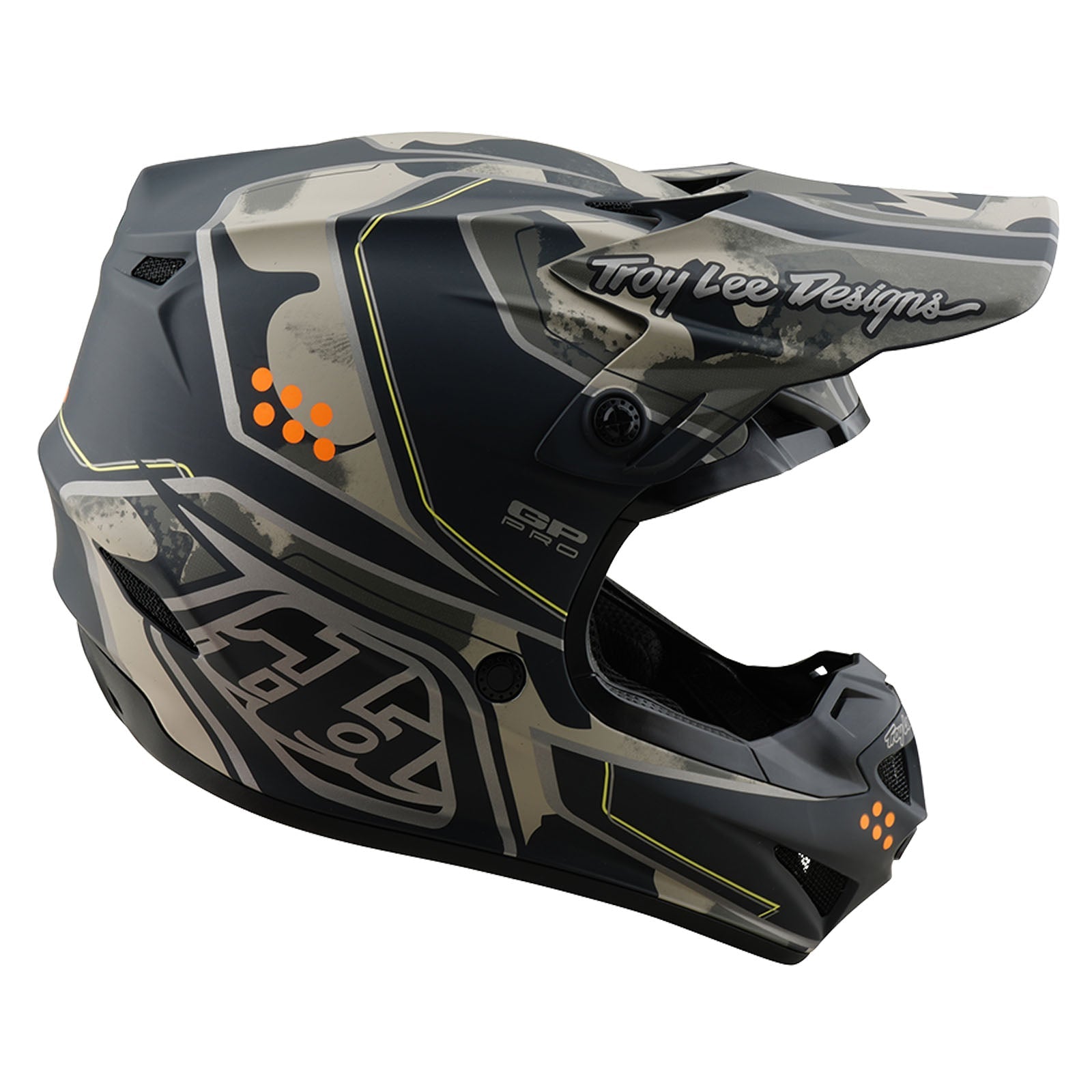 TLD GP Pro Helmet Trooper Black / Caper
