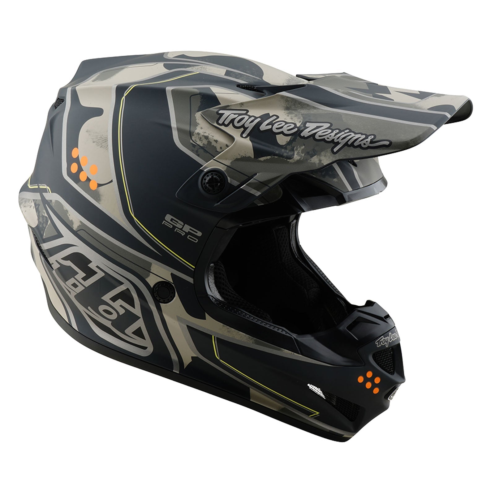 TLD GP Pro Helmet Trooper Black / Caper