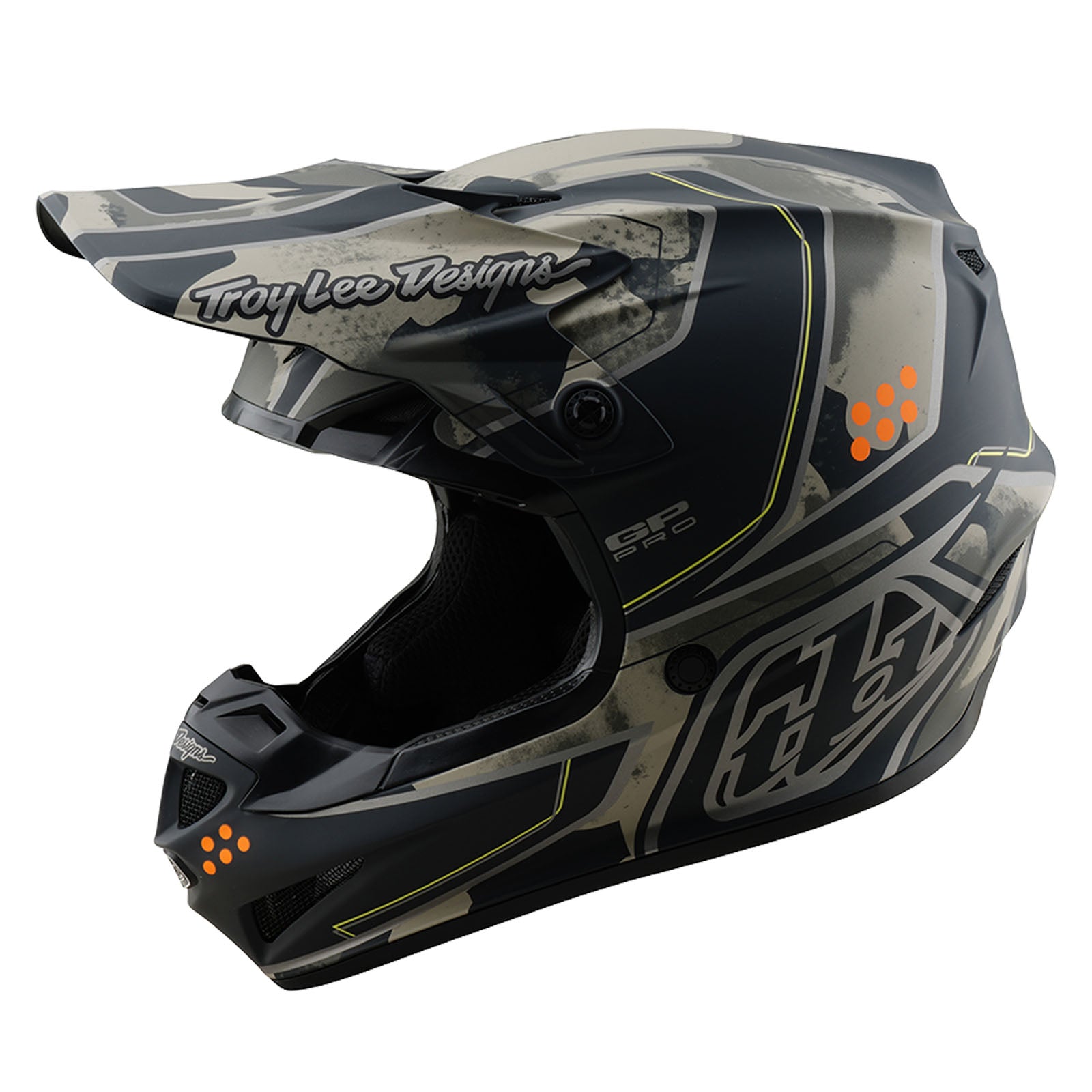 TLD GP Pro Helmet Trooper Black / Caper