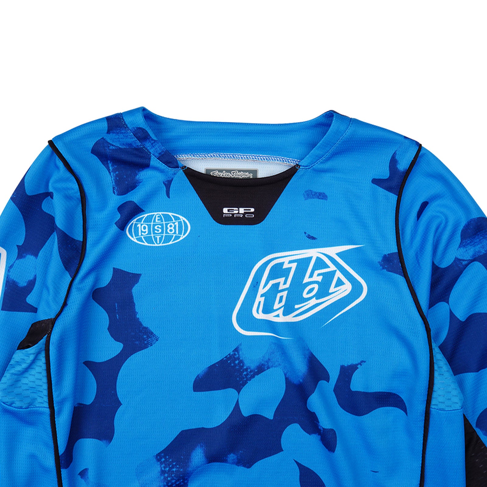 TLD Youth GP Pro Jersey Blotted Bright Blue