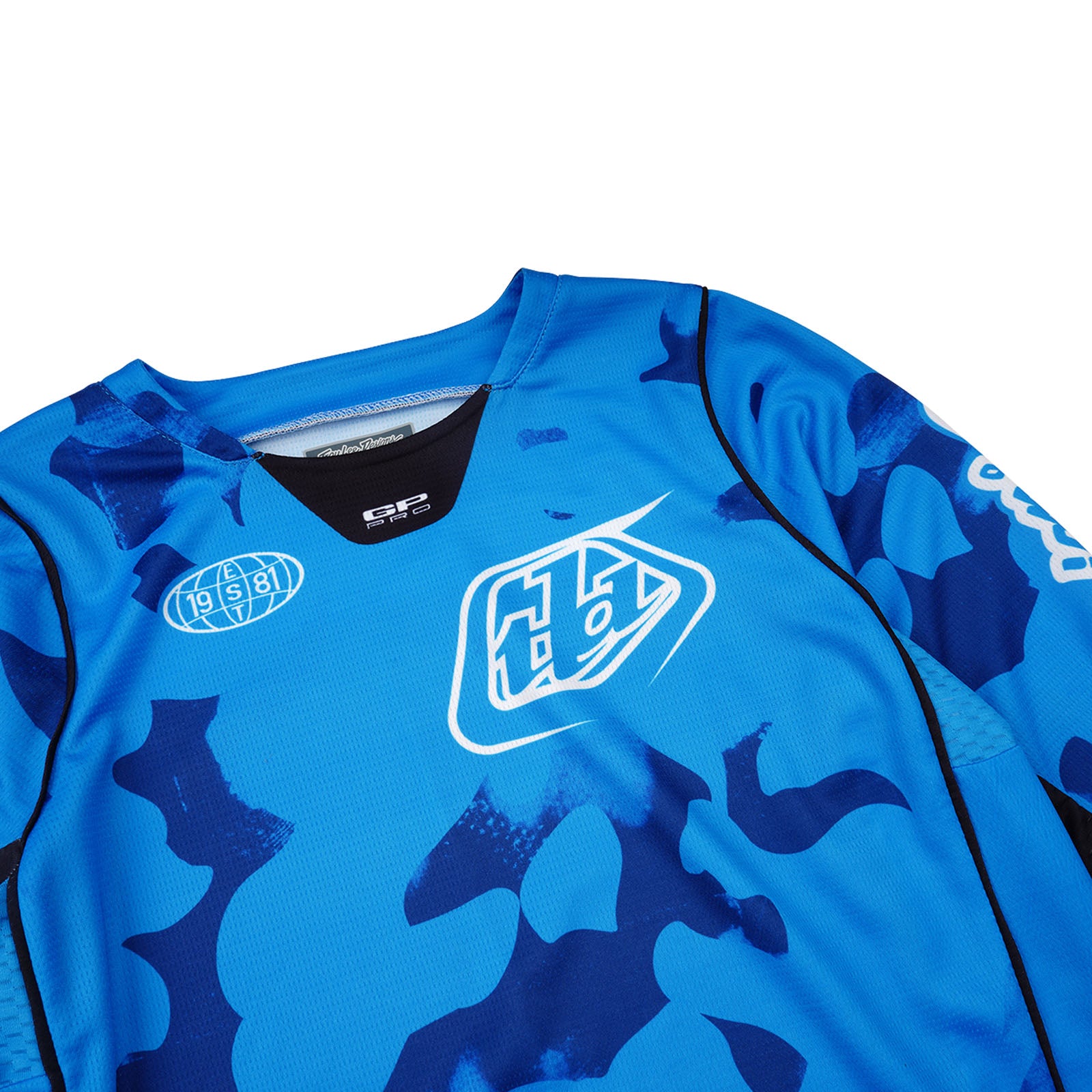 TLD Youth GP Pro Jersey Blotted Bright Blue