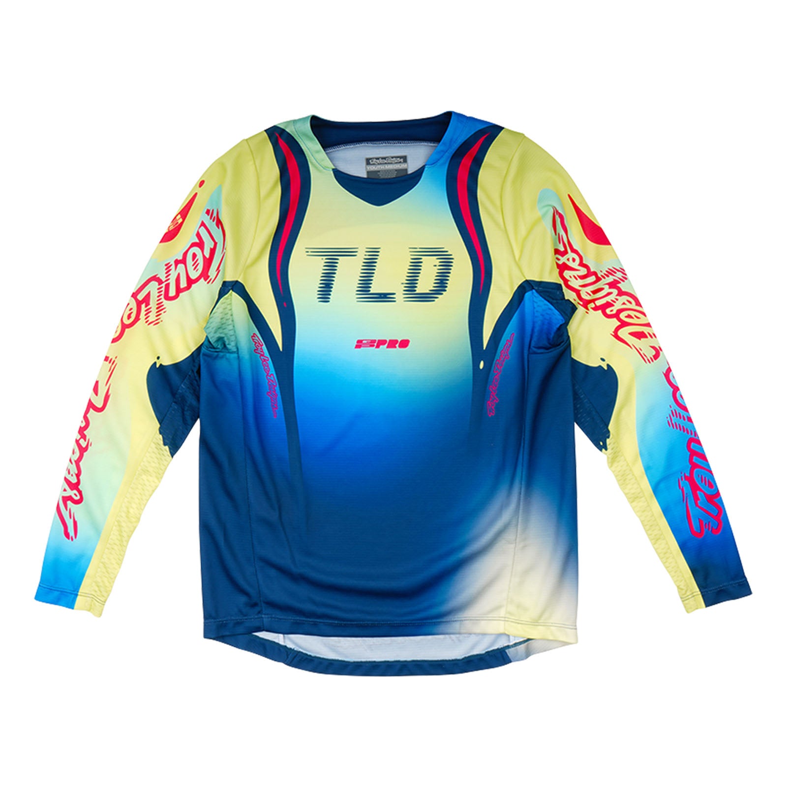 TLD Youth GP Pro Jersey Drip Glo Yellow / Dark Navy