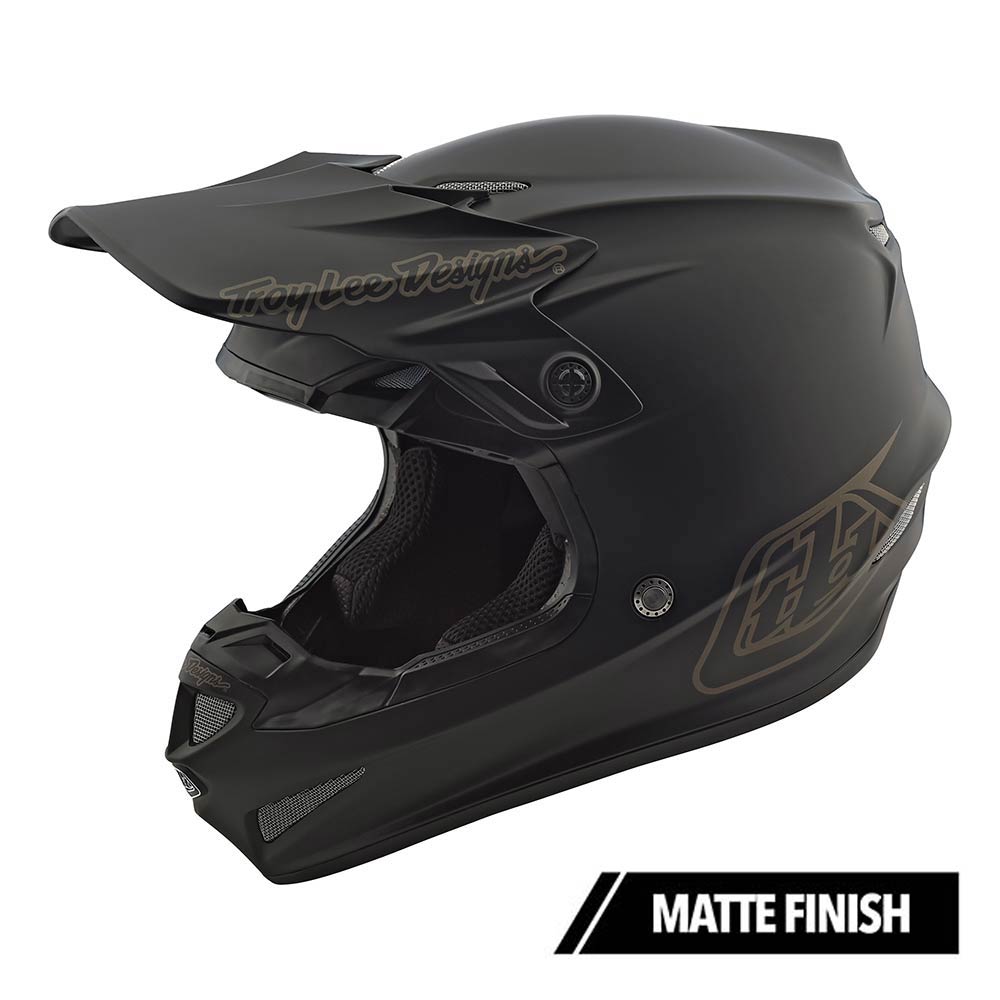 TROY LEE SE4 POLYACRYLITE HELMET MONO Black