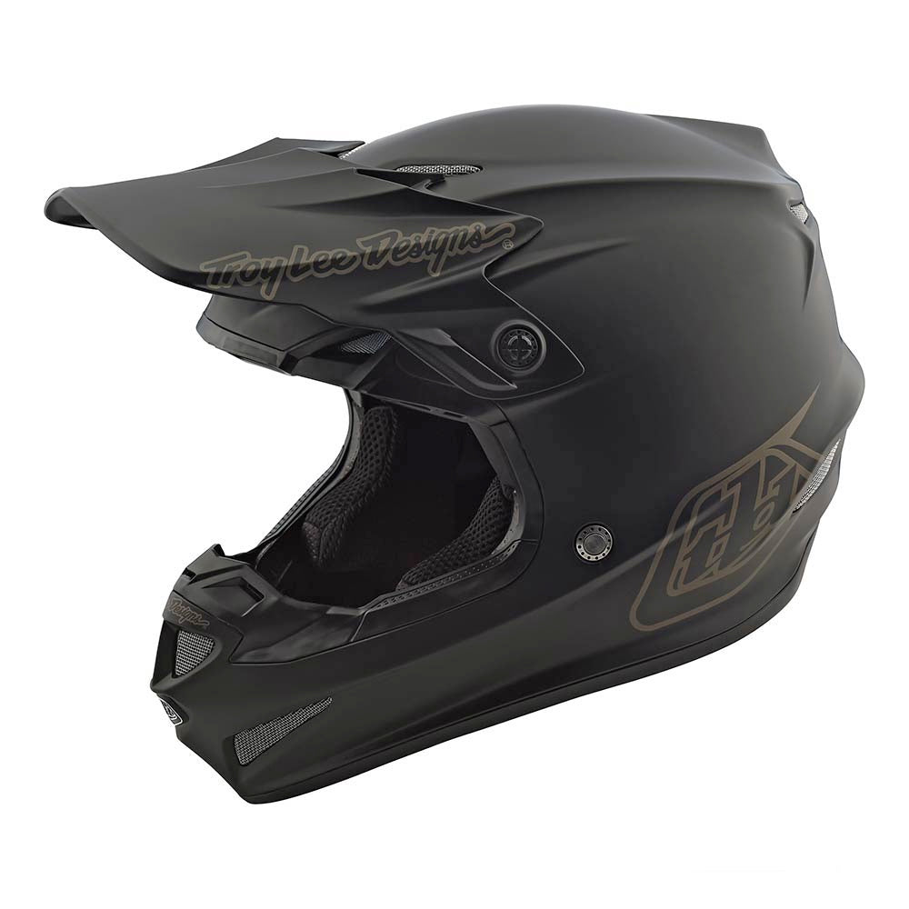 TROY LEE SE4 POLYACRYLITE HELMET MONO Black