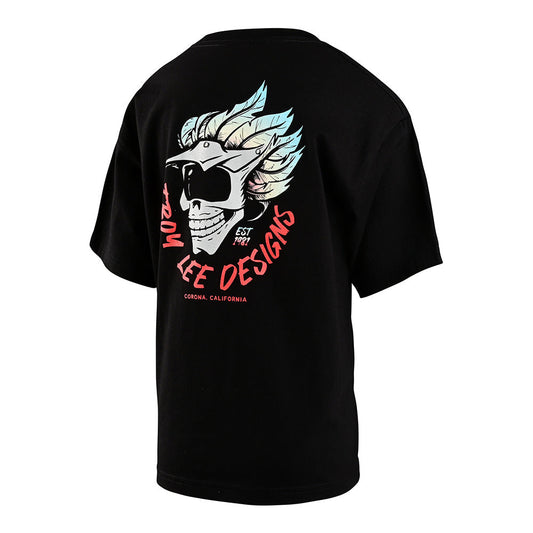 Troy Lee YOUTH SHORT SLEEVE TEE FEATHERS Black