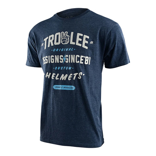 Troy Lee Short Sleeve Tee Roll Out Navy Heather