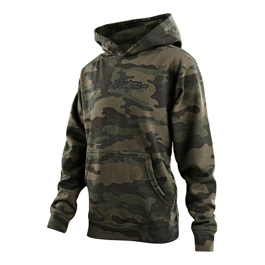 Troy Lee YOUTH PULLOVER HOODIE SIGNATURE Green