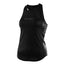 Womens Luxe Tank Top Solid Black