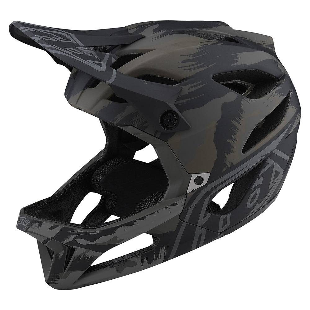 Troy lee designs stage best sale mips stealth helmet
