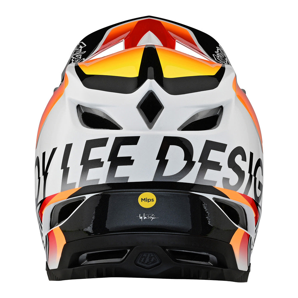 D4 Composite Helmet W/Mips Qualifier White / Orange – Troy Lee 