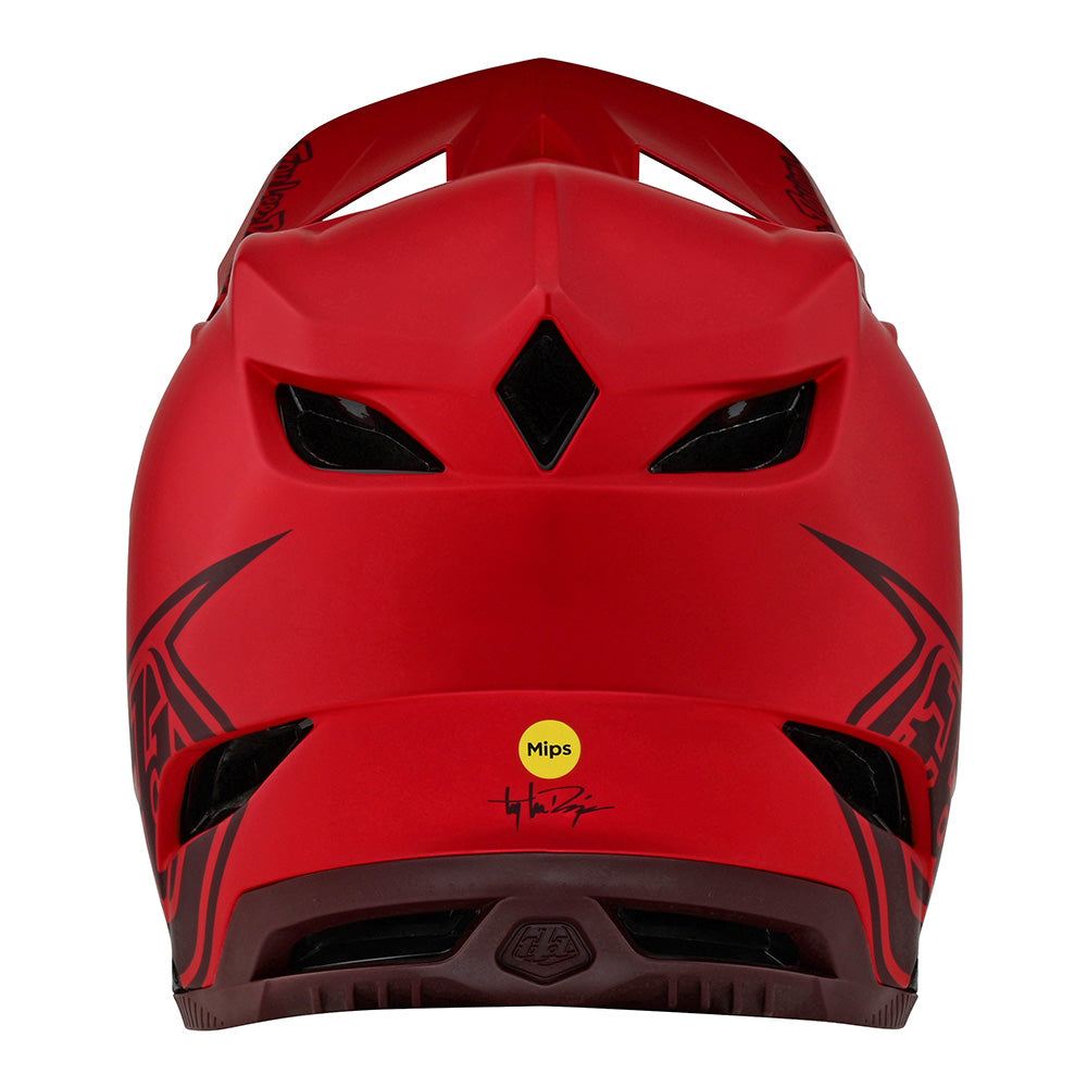 D4 Composite Helmet W/Mips Stealth Red – Troy Lee Designs UK
