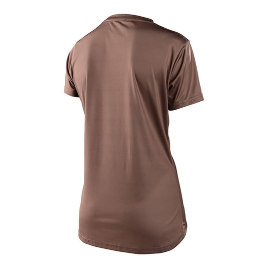 Womens Lilium Ss Jersey Solid Coffee