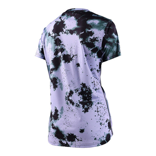 Womens Lilium Ss Jersey Watercolor Lilac
