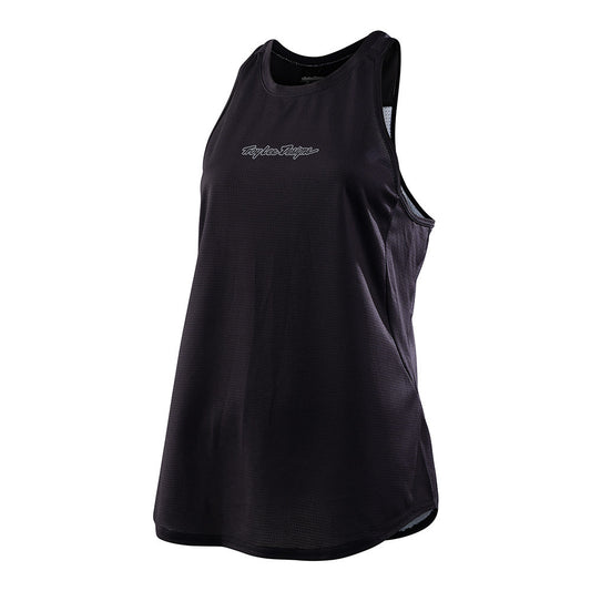 Womens Luxe Tank Solid Black