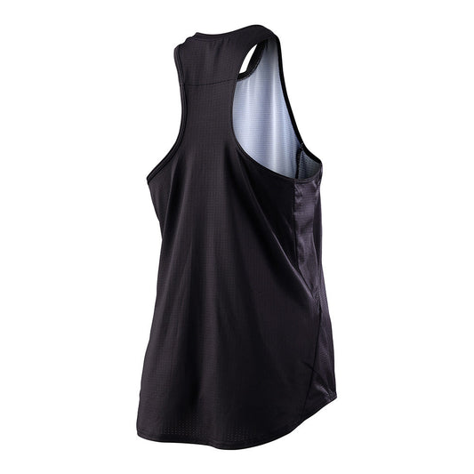 Womens Luxe Tank Solid Black