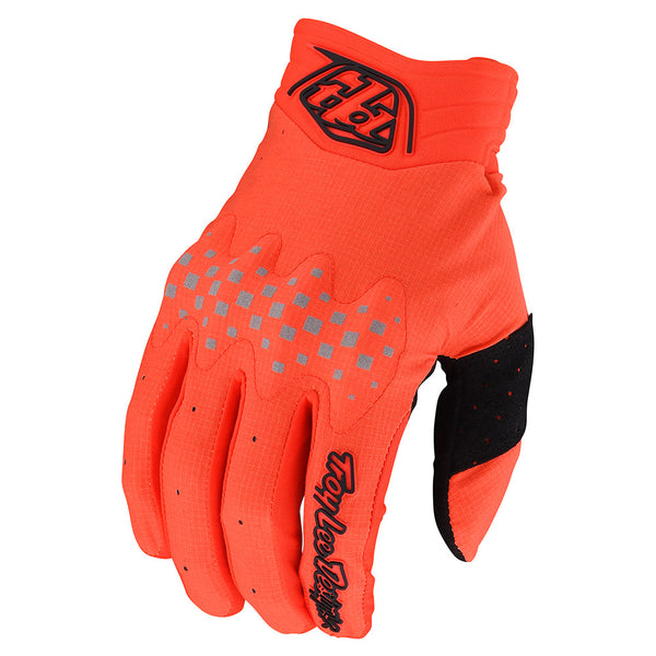 Orange bike gloves sales