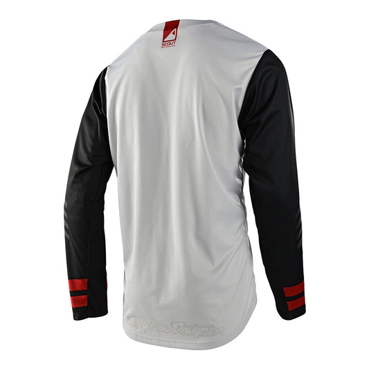 Troy Lee Scout GP Jersey Ride On Charcoal / Vintage White