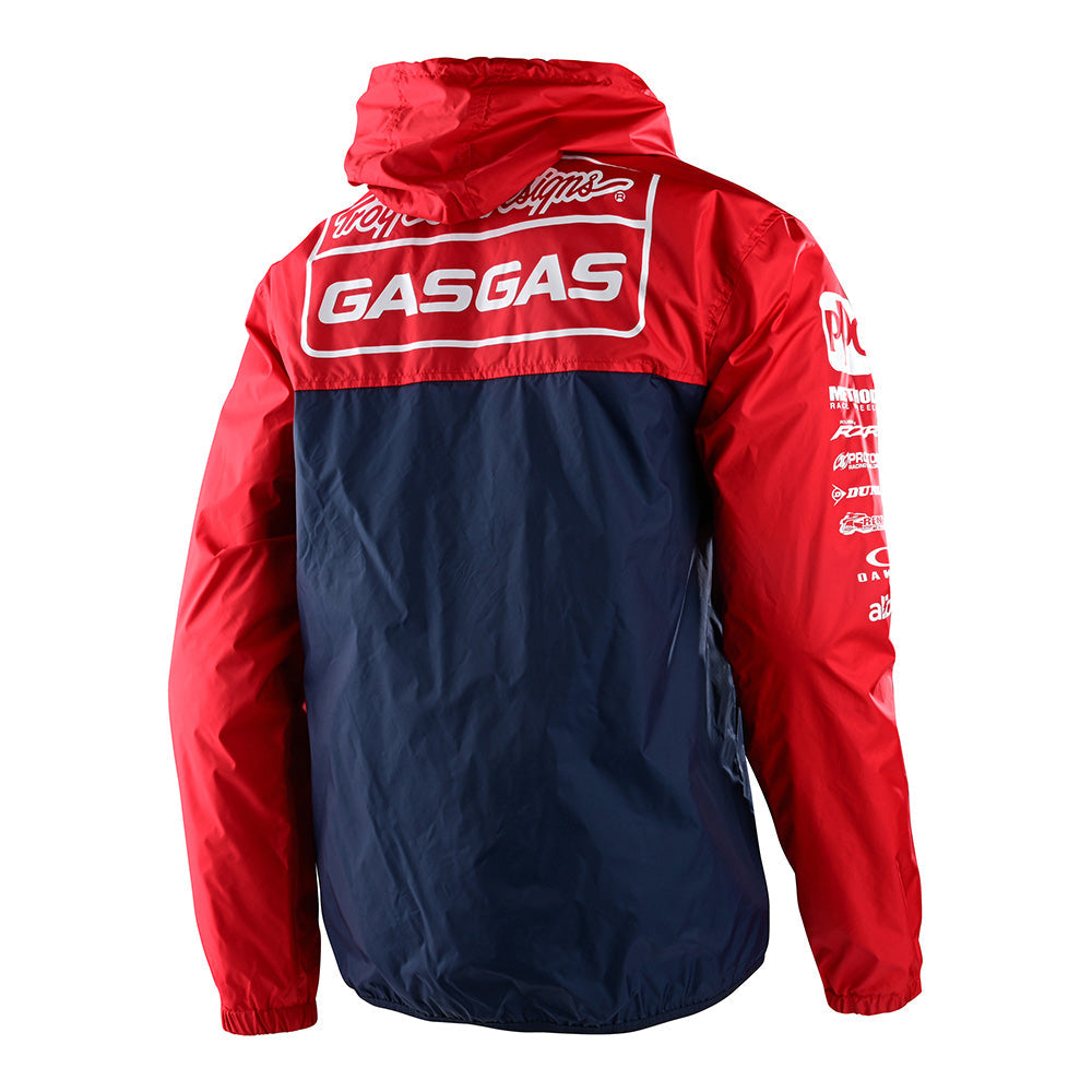 Water Resistant Windbreaker TLD GasGas Team Red Navy Troy Lee