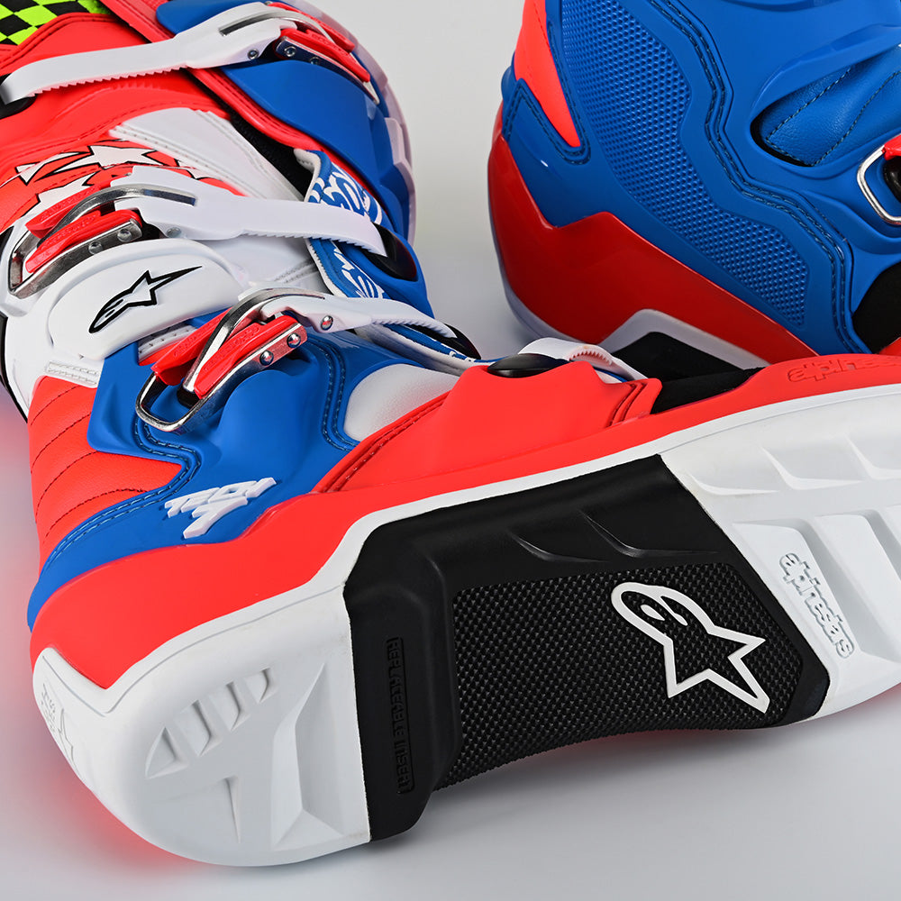 Alpinestars Tech 7 MX Boot Solid Rocket Red / White / Blue – Troy Lee ...