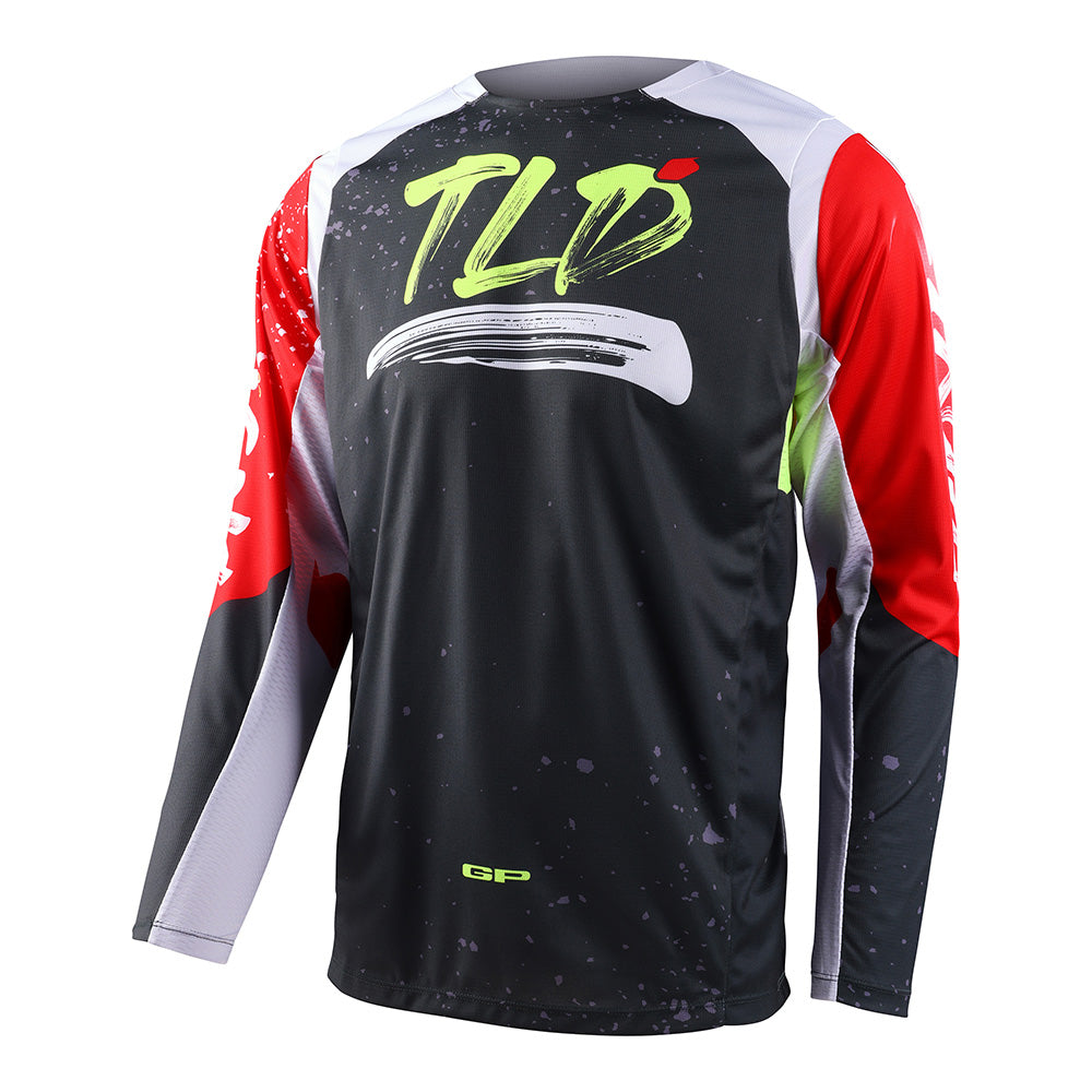 Gp Pro Jersey Partical Black Glo Red