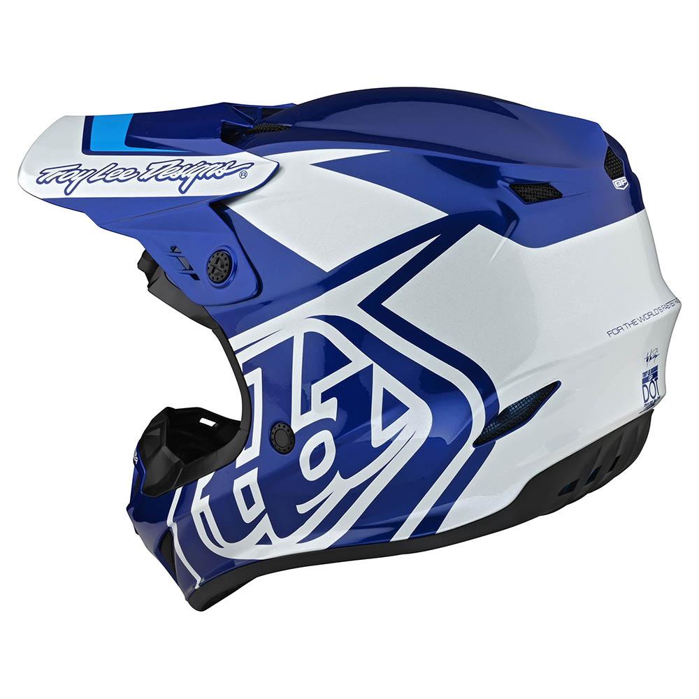 Troy Lee GP HELMET OVERLOAD Blue/White