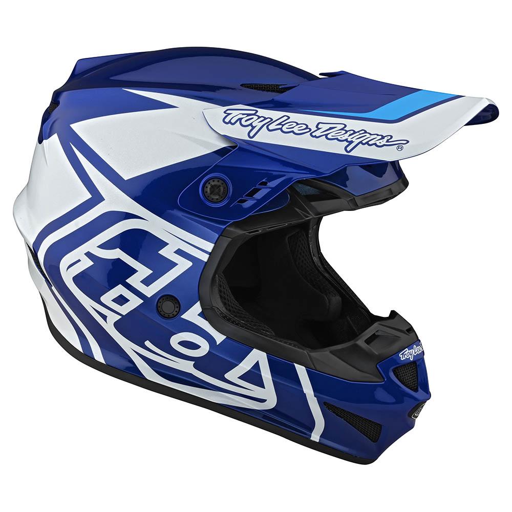 Troy Lee GP HELMET OVERLOAD Blue/White