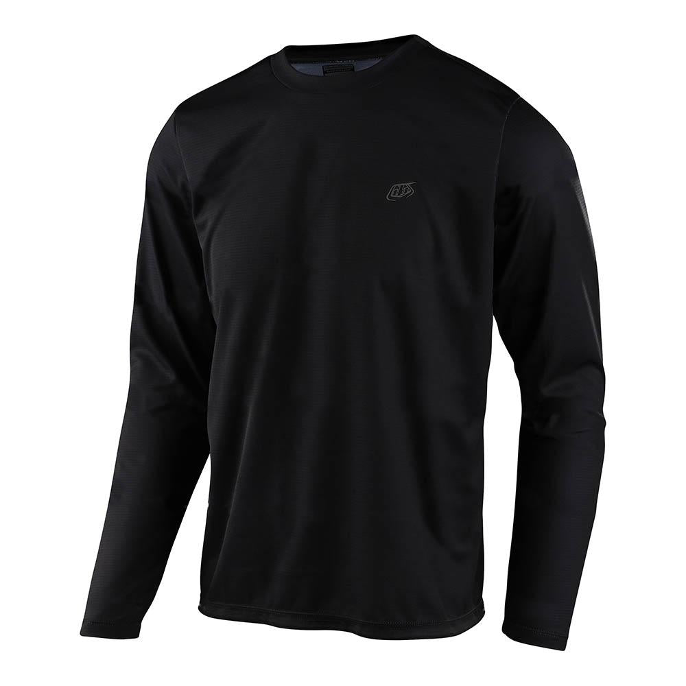 Troy Lee FLOWLINE LONG SLEEVE JERSEY SOLID Black