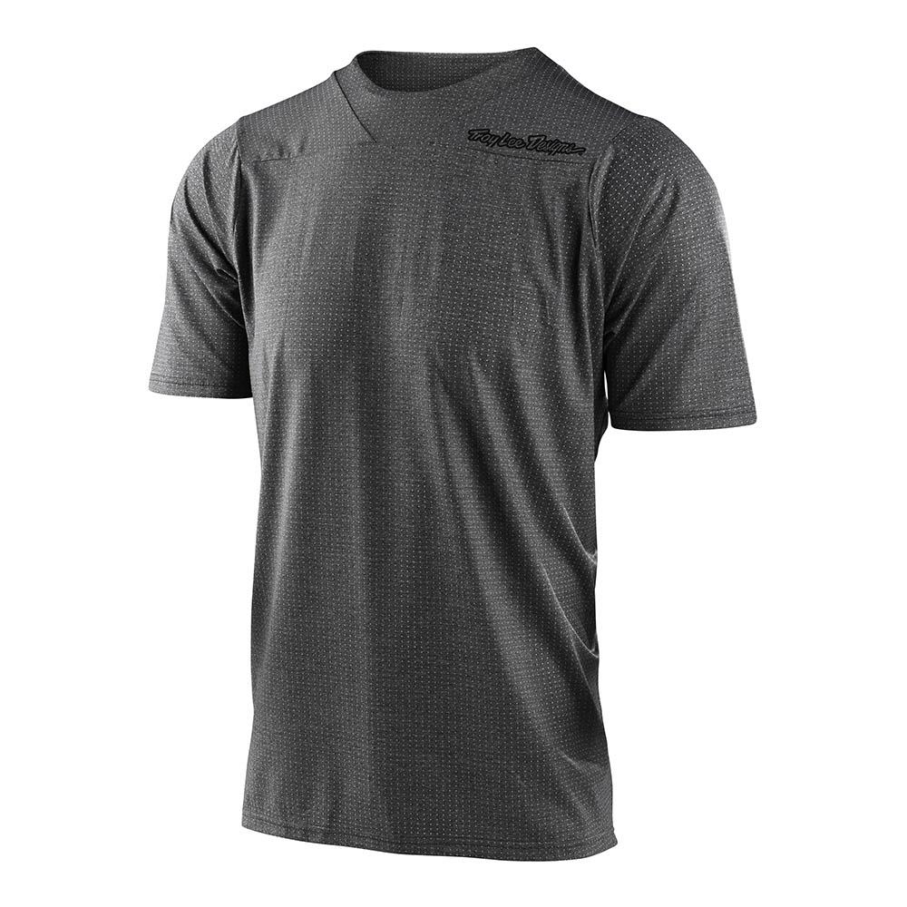 Troy Lee SKYLINE SHORT SLEEVE JERSEY SOLID Heather Dark Grey